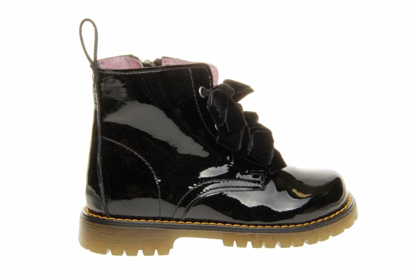 Comprar zapato FANTASIA KIDS para JOVEN NIÑA estilo BOTINES-BOTA ALTA color NEGRO  CHAROL