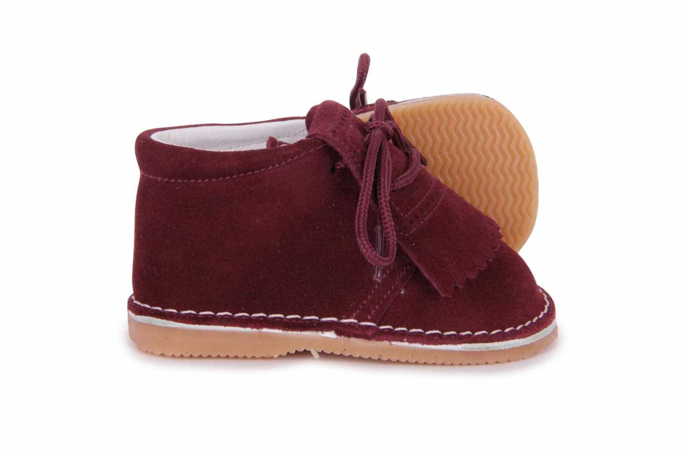 Comprar zapato FANTASIA KIDS para BEBE NIÑO estilo BOTAS color BURDEOS  SERRAJE