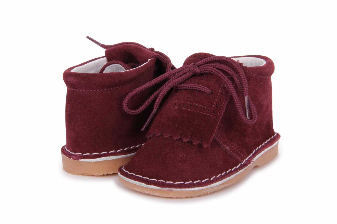 Comprar zapato FANTASIA KIDS para BEBE NIÑO estilo BOTAS color BURDEOS  SERRAJE