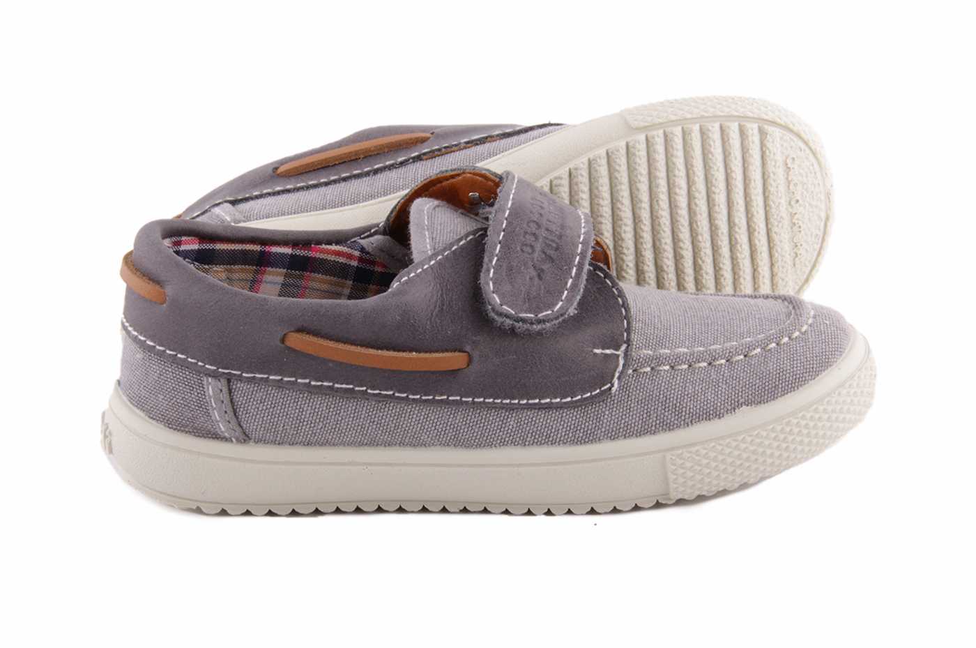 zapato FANTASIA para JOVEN NIÑO estilo LONA color GRIS TEXTIL