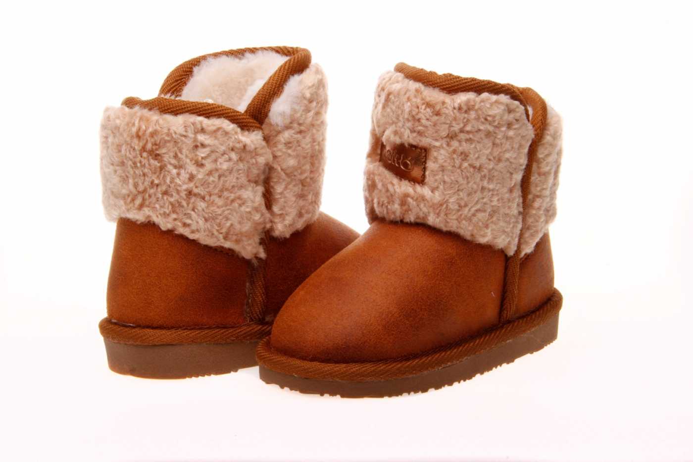 Comprar zapato CONGUITOS para JOVEN NIÑA estilo BOTINES-BOTA ALTA color  CUERO SERRAJE