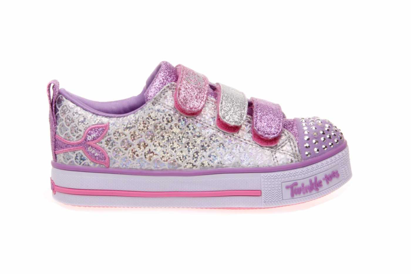 zapatos skechers plata