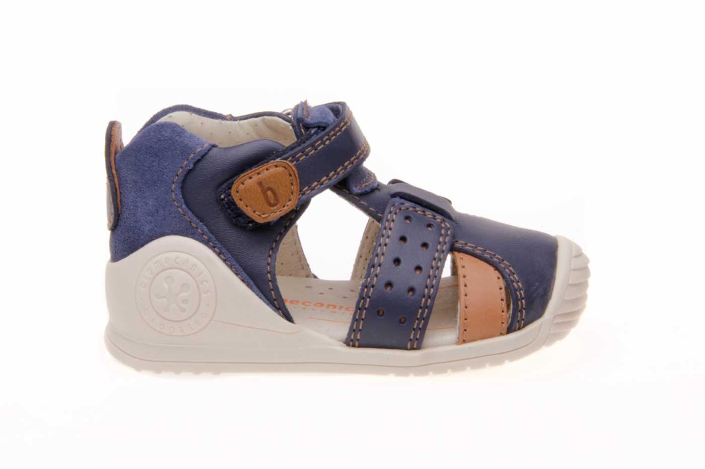 Nuclear violación picnic Comprar zapato BIOMECANICS para PREANDANTE NIÑO estilo SANDALIA color AZUL  MARINO PIEL