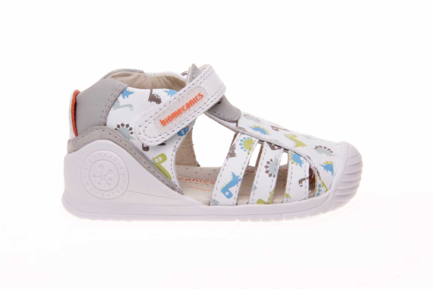Zapatillas deportivas primeros pasos con velcro Biomecanics Talla 23 Color  BLANCO ROSA