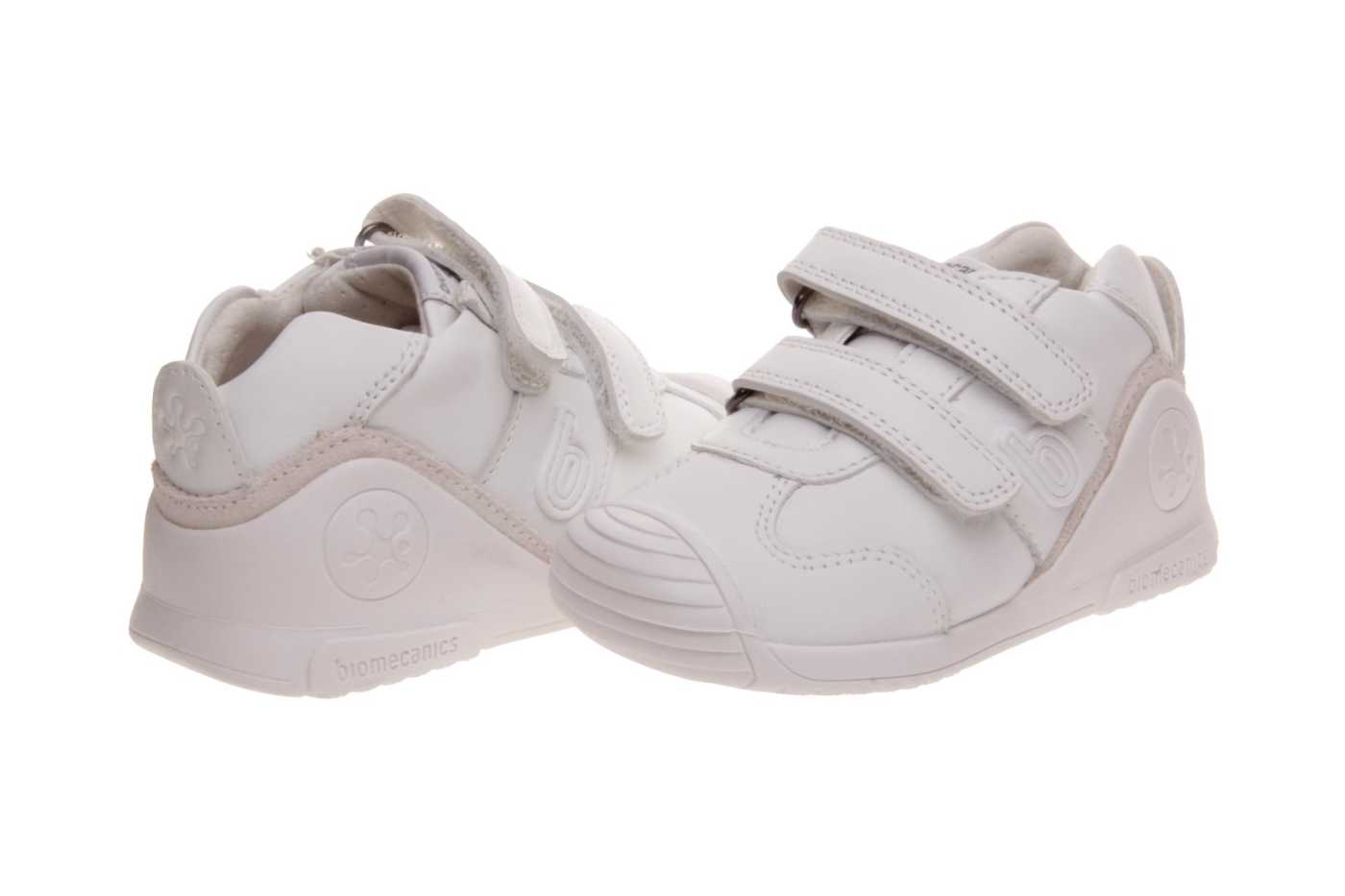 Deportivas blancas unisex Biomecanics 221001-C niño y niña