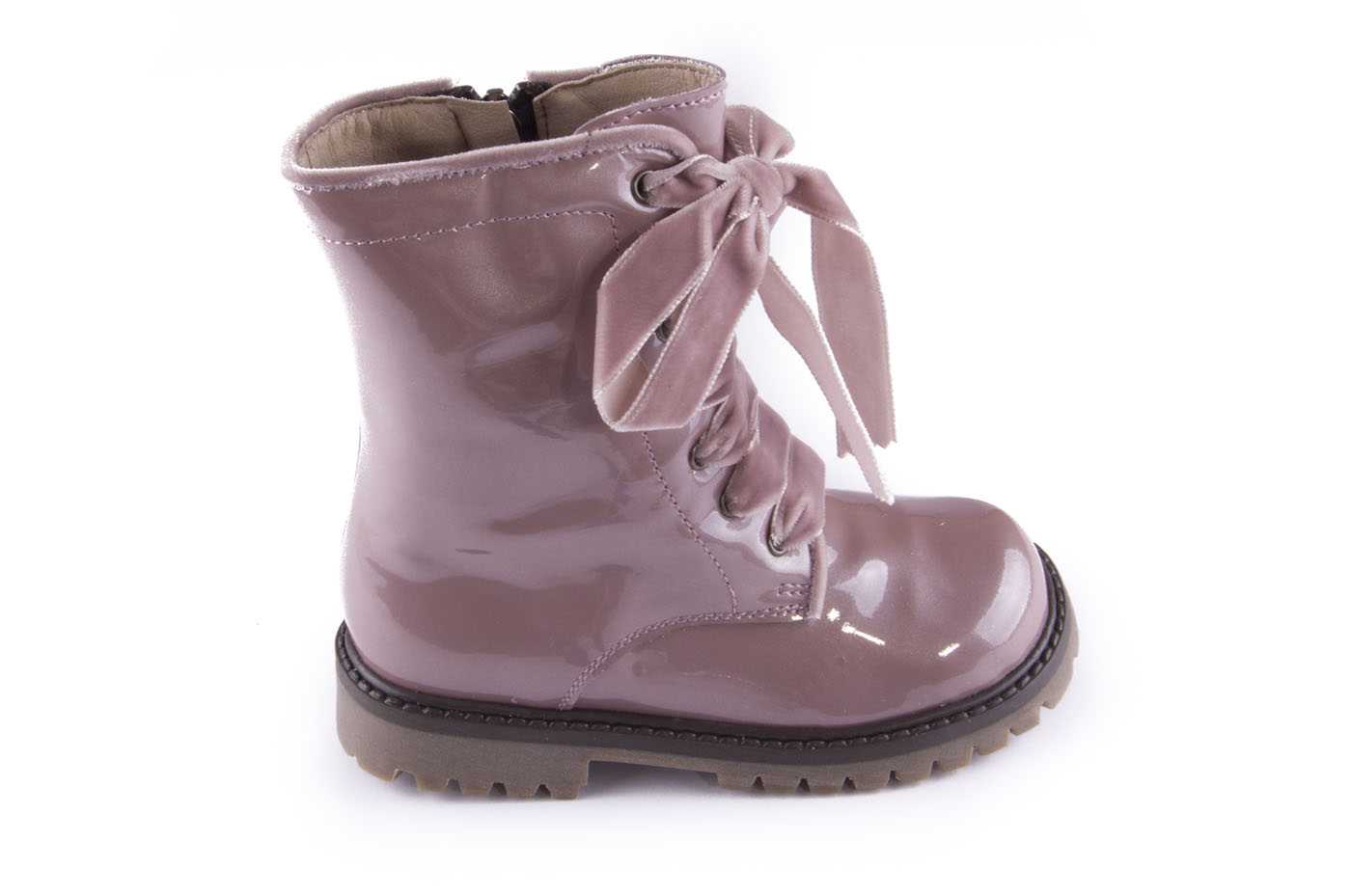 Comprar zapato ELI JOVEN NIÑA BOTINES-BOTA ALTA color EMPOLVADO CHAROL