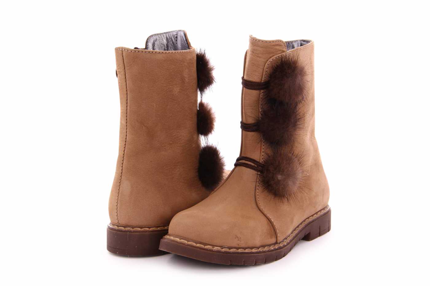 Comprar zapato ELI para JOVEN NIÑA estilo BOTINES-BOTA ALTA color CAMEL