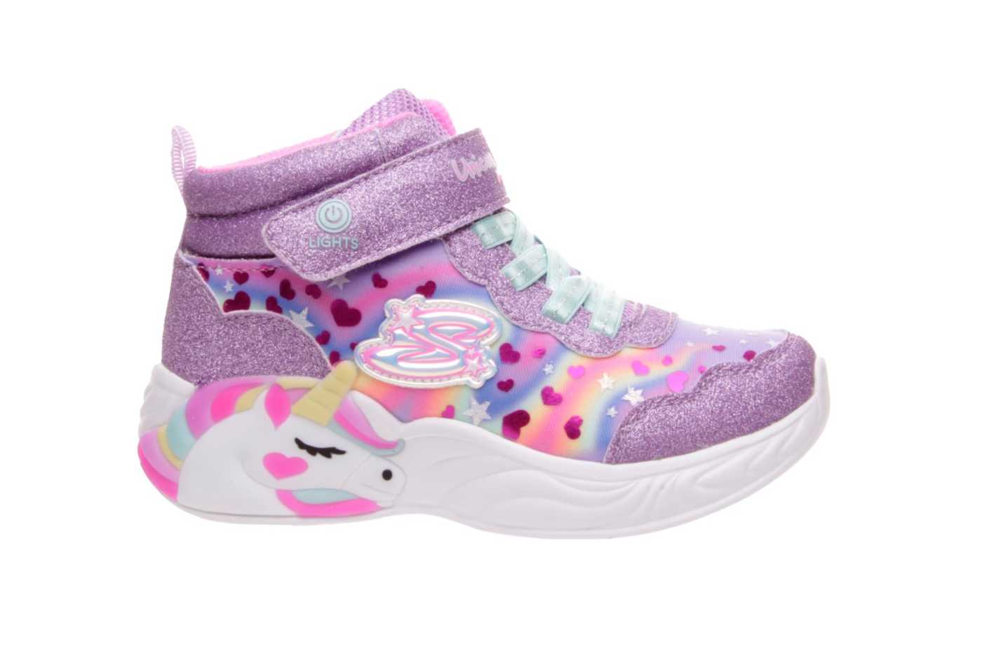 zapato SKECHERS para JOVEN NIÑA estilo ALTA color FUCSIA