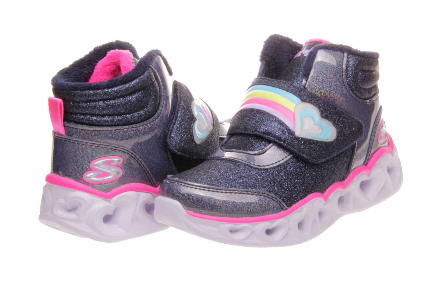 País de origen Orador estas Comprar zapato SKECHERS para JOVEN NIÑA estilo BOTINES-BOTA ALTA color AZUL  MARINO GLITTER