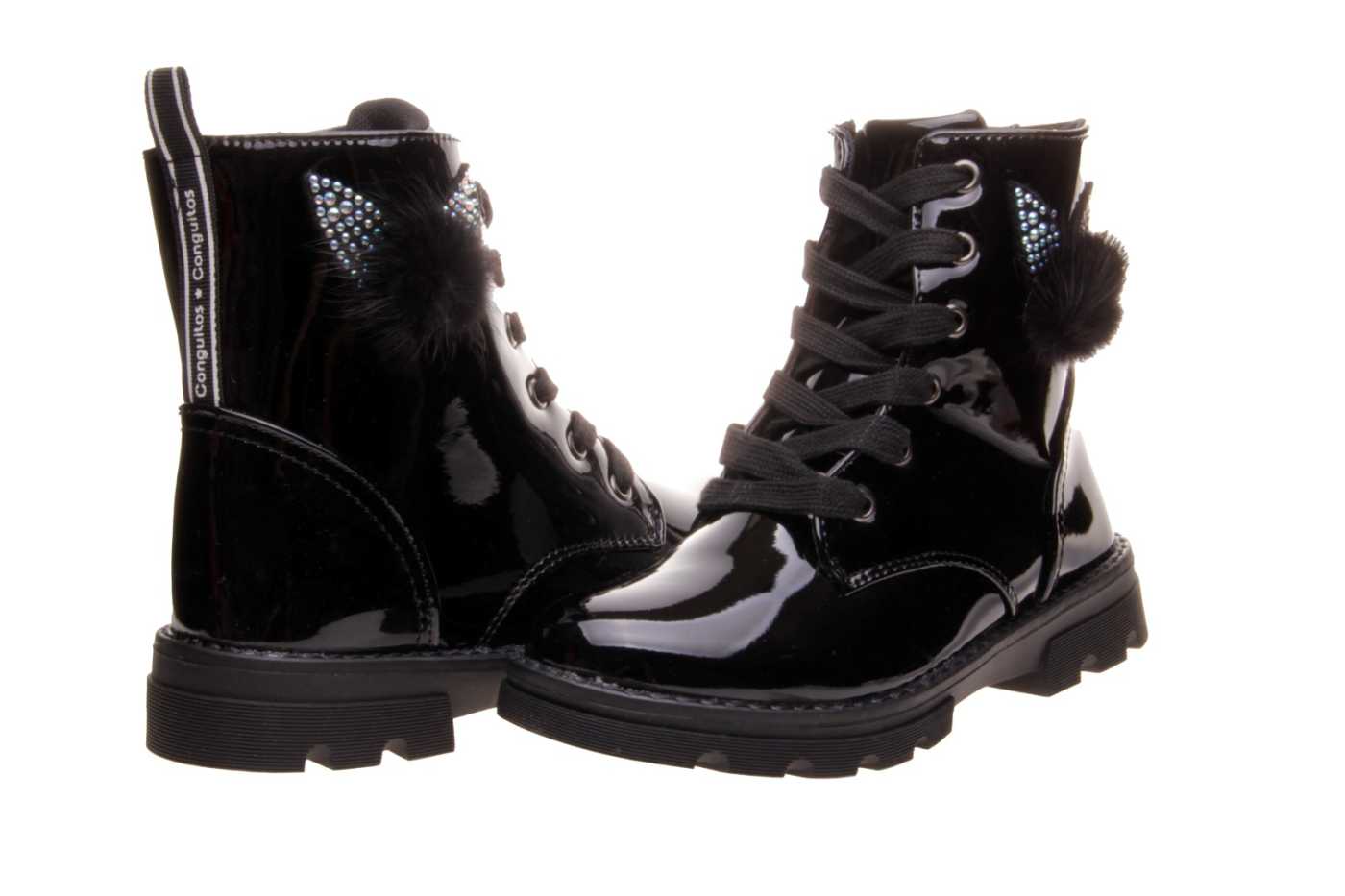 Comprar para JOVEN NIÑA estilo BOTINES-BOTA ALTA color NEGRO PIEL