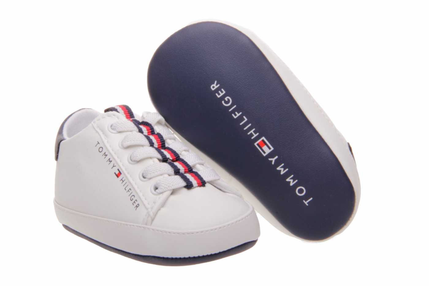 dramático Destilar musical Comprar zapato TOMMY HILFIGER para BEBE NIÑO estilo DEPORTIVO color BLANCO  PIEL