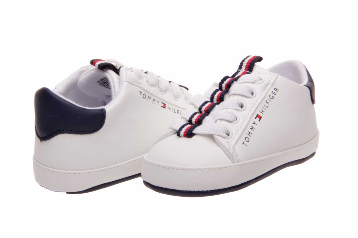 dramático Destilar musical Comprar zapato TOMMY HILFIGER para BEBE NIÑO estilo DEPORTIVO color BLANCO  PIEL