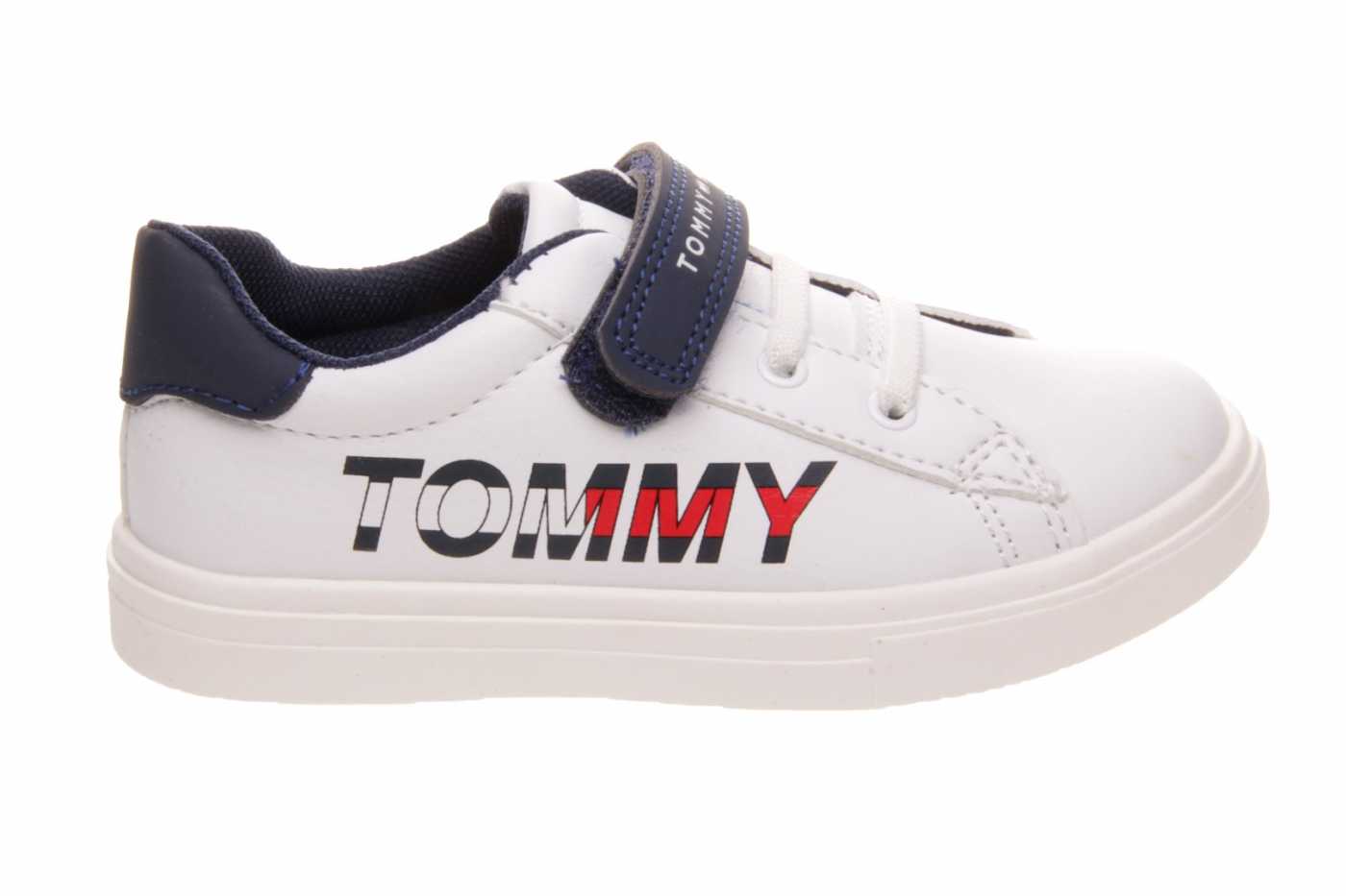 TOMMY JOVEN NIÑO estilo SNEAKERS color BLANCO PIEL