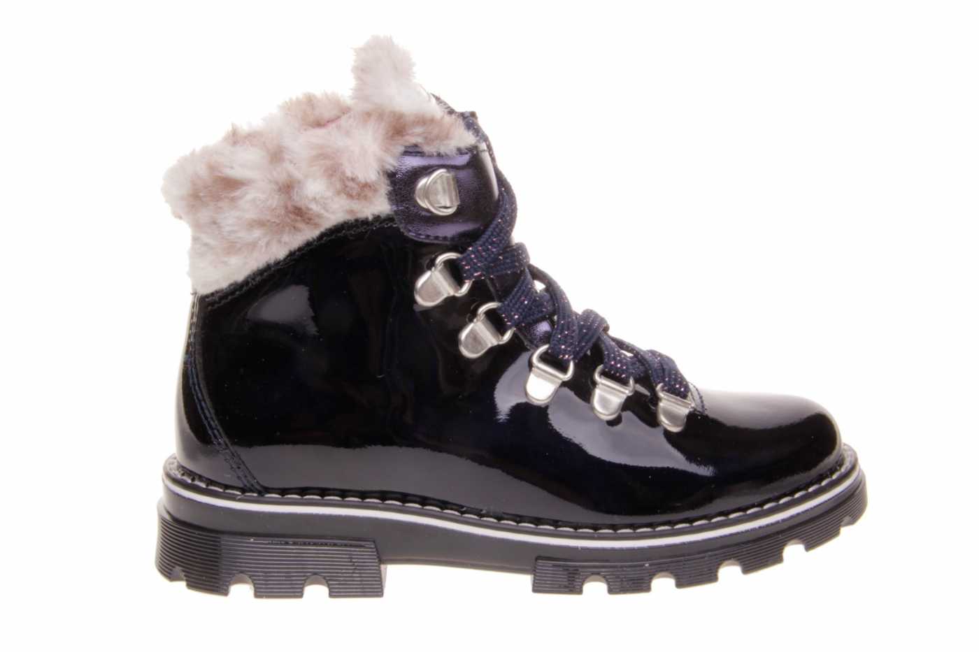 Comprar zapato PABLOSKY para JOVEN NIÑA estilo BOTAS color AZUL MARINO  CHAROL
