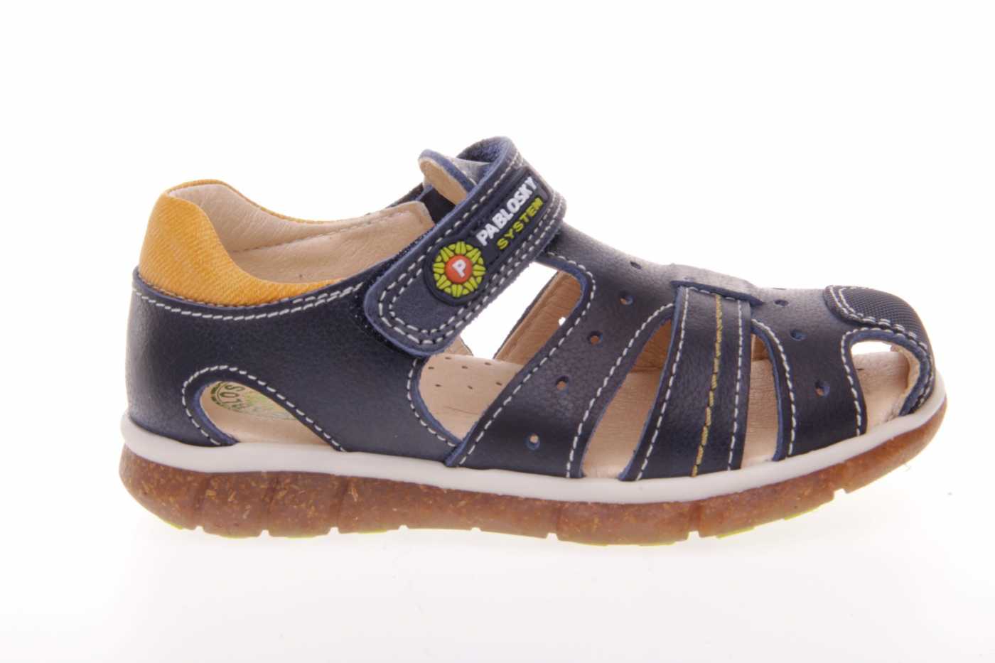 Comprar zapato PABLOSKY para JOVEN NIÑO estilo SANDALIA AZUL MARINO PIEL