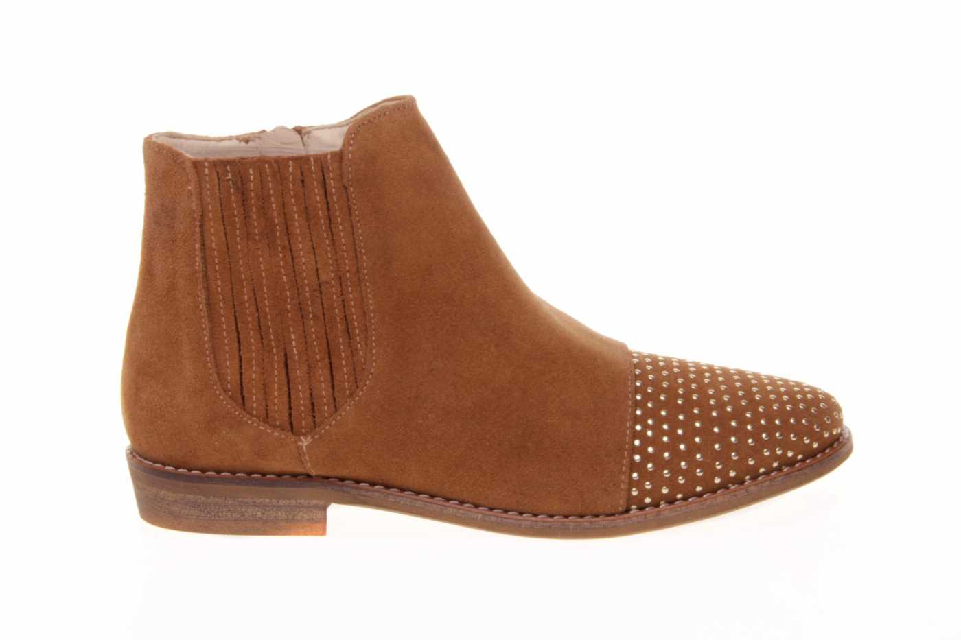 botines color camel