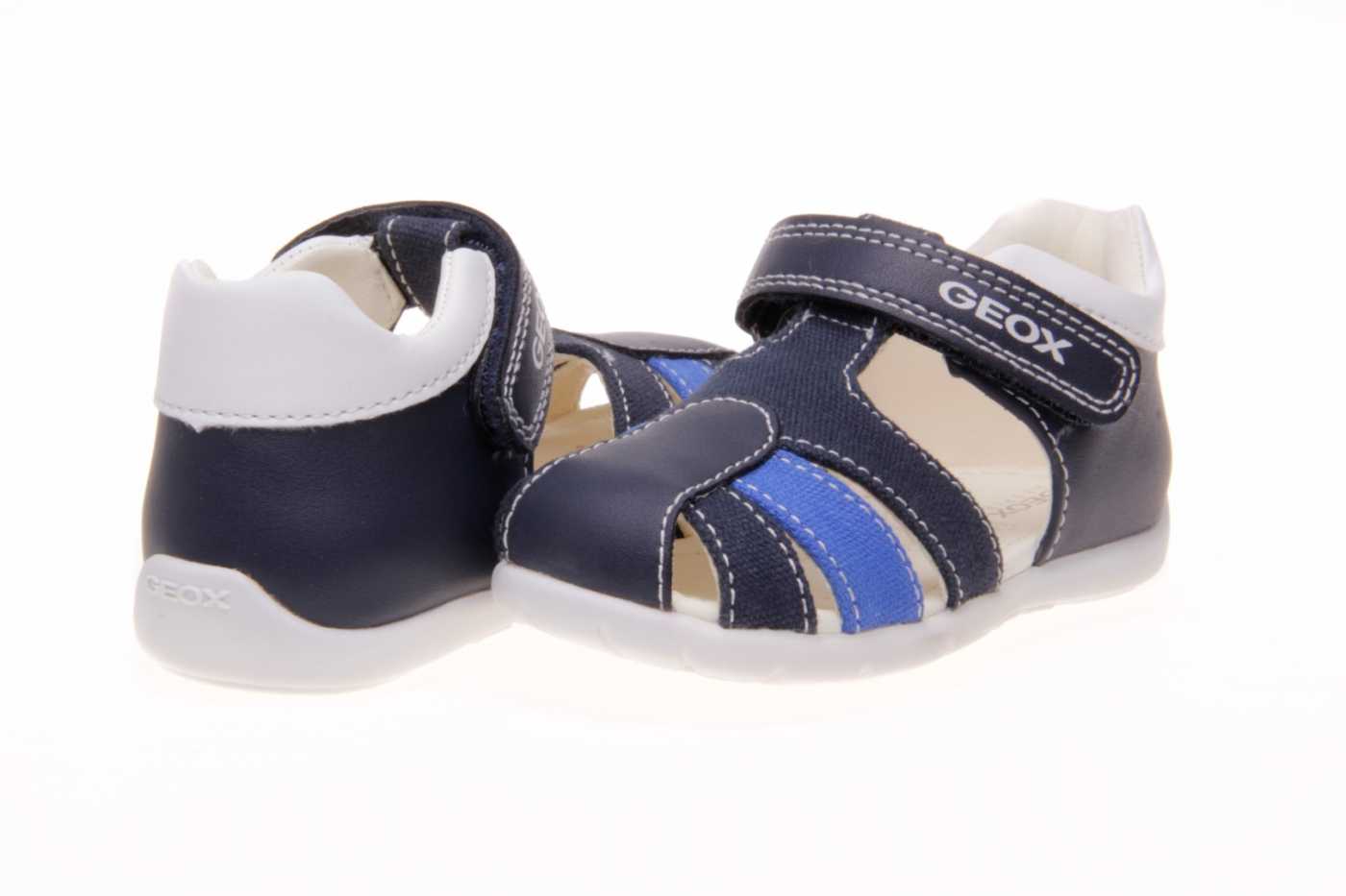 ciclo tenedor sátira Comprar zapato GEOX para PREANDANTE NIÑO estilo SANDALIA color AZUL MARINO  PIEL