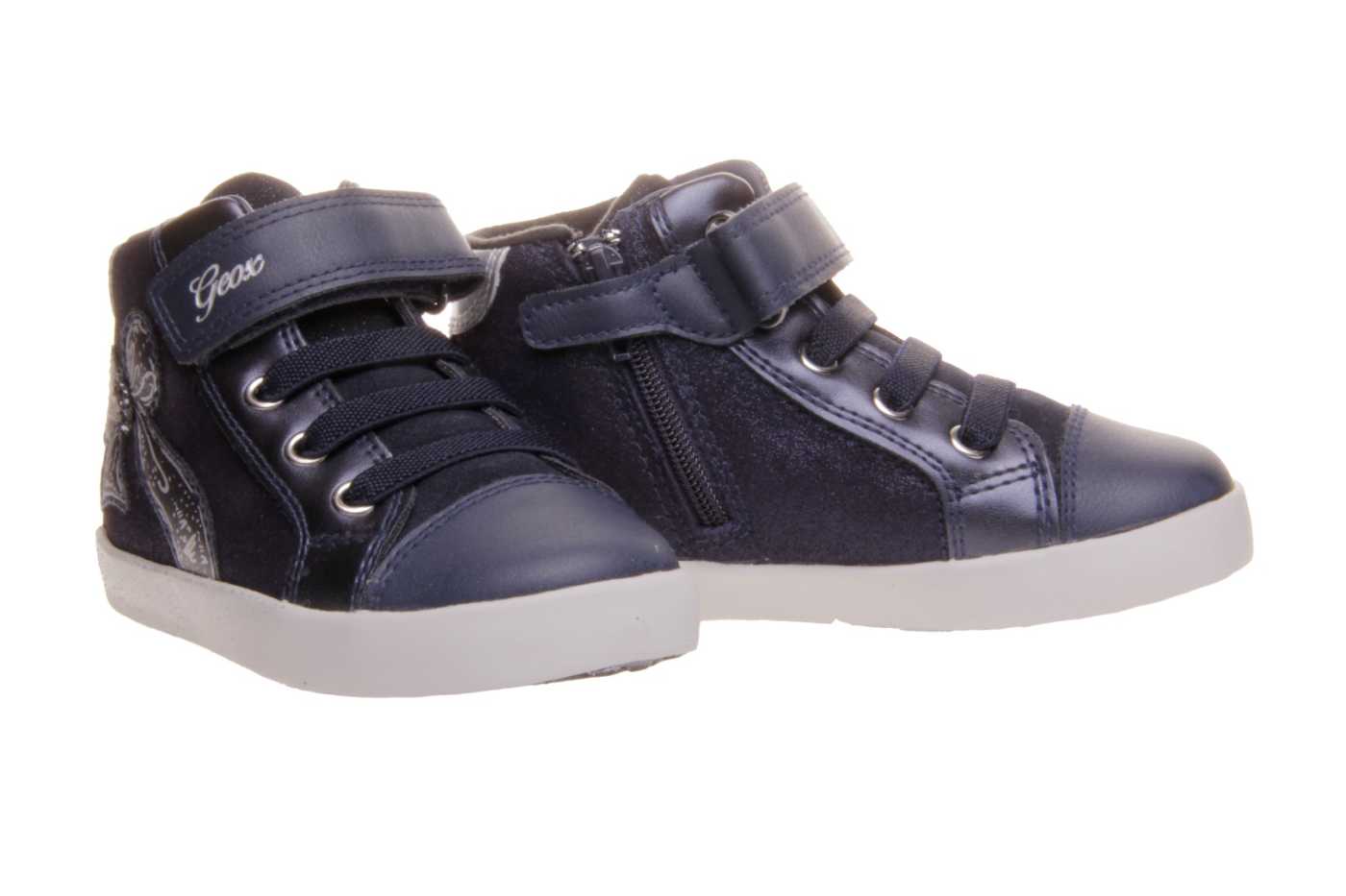 Comprar zapato GEOX para JOVEN NINA estilo BOTINES BOTA ALTA color AZUL MARINO PIEL