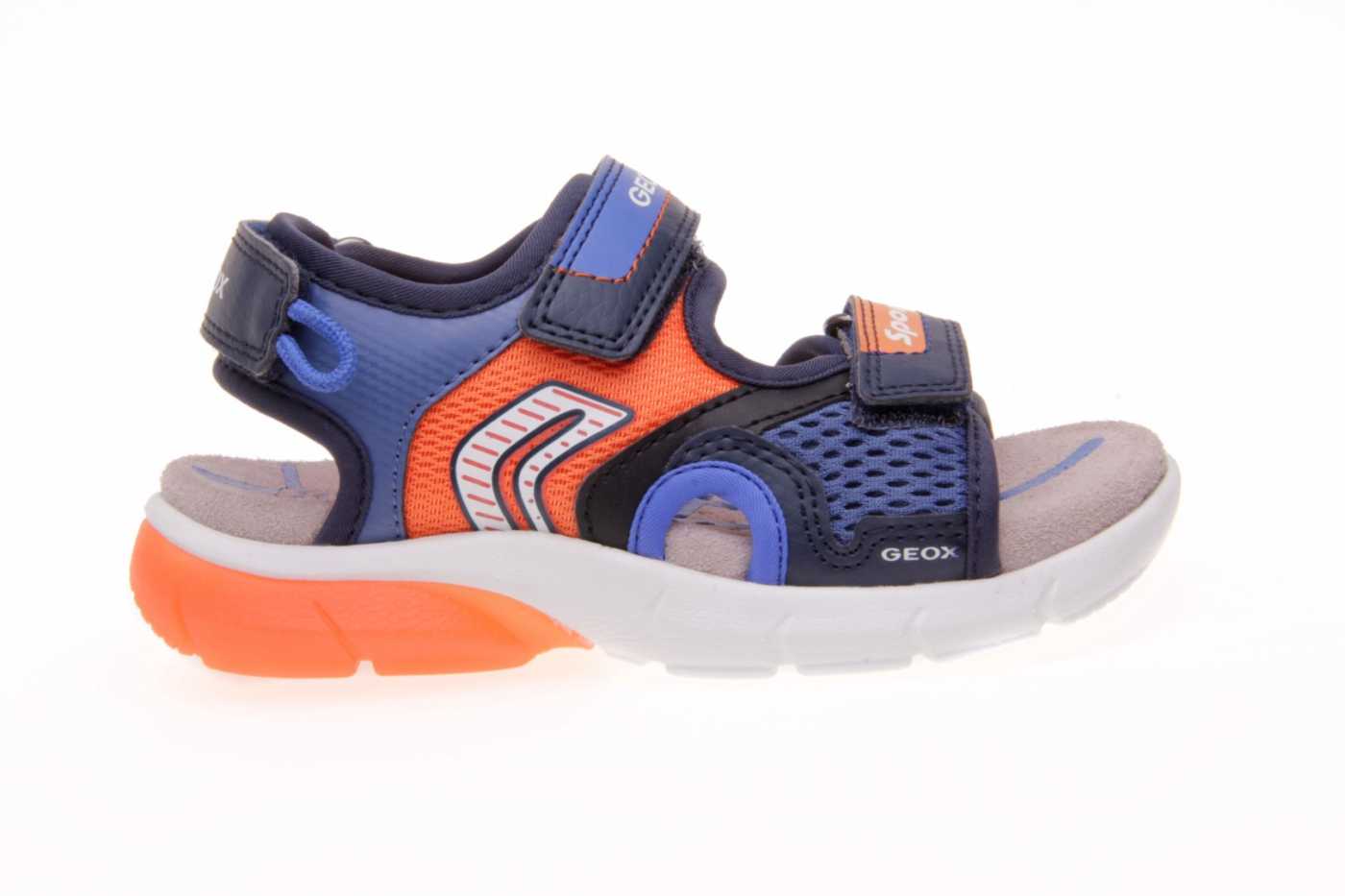 Complejo Reina Tecnología Comprar zapato GEOX para JOVEN NIÑO estilo SANDALIA color AZUL MARINO PIEL