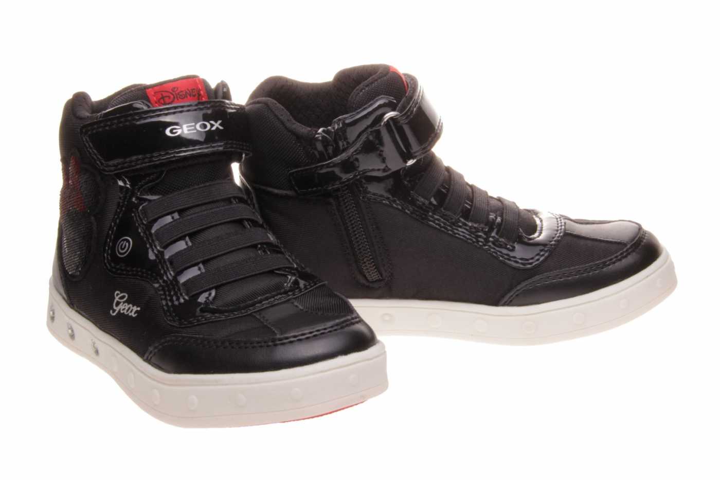 Comprar GEOX para JOVEN NIÑA estilo BOTINES-BOTA ALTA color NEGRO PIEL