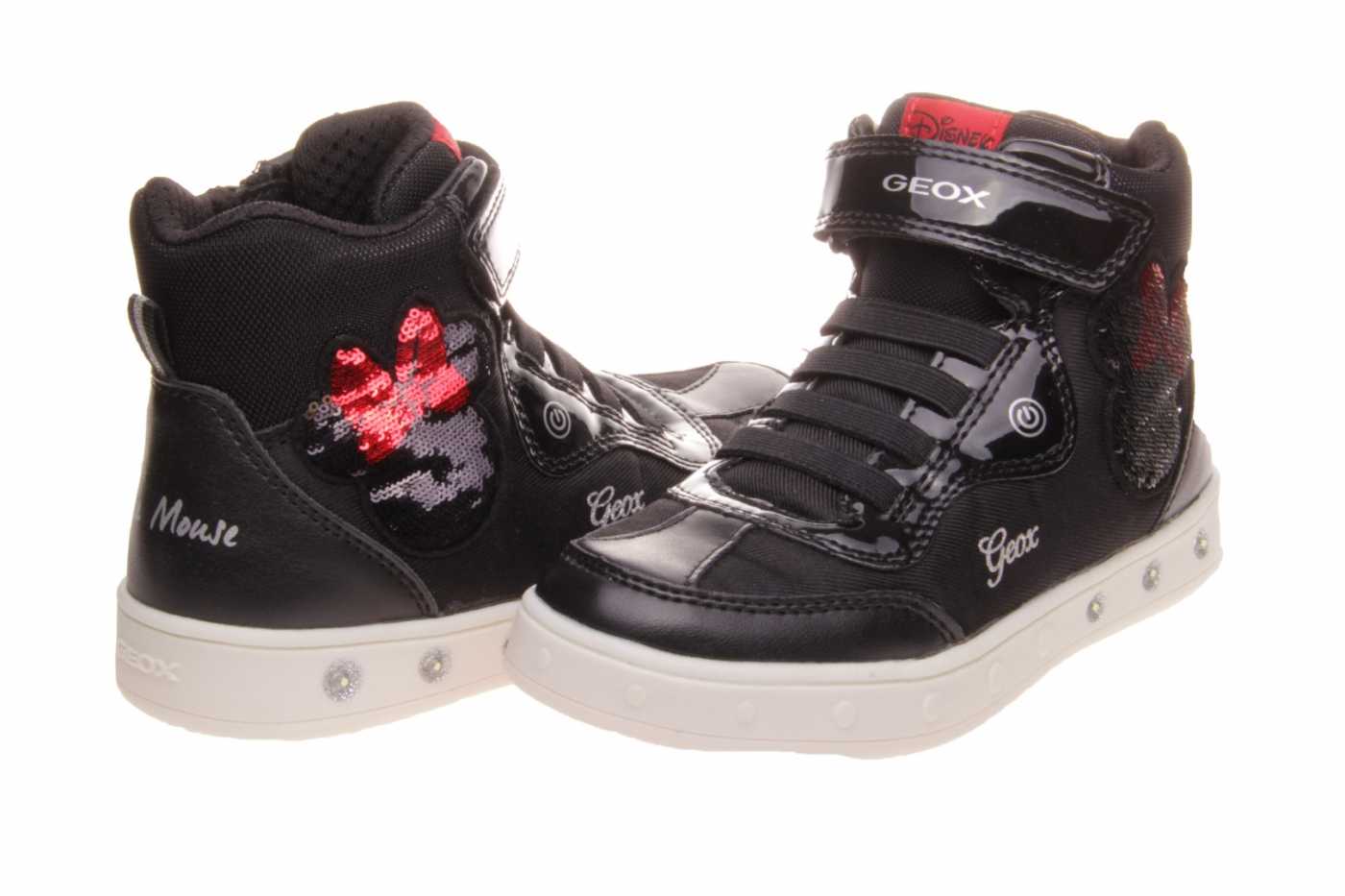 BOTA NIÑA GEOX EN CHAROL CON VELCRO Y CREMALLERA