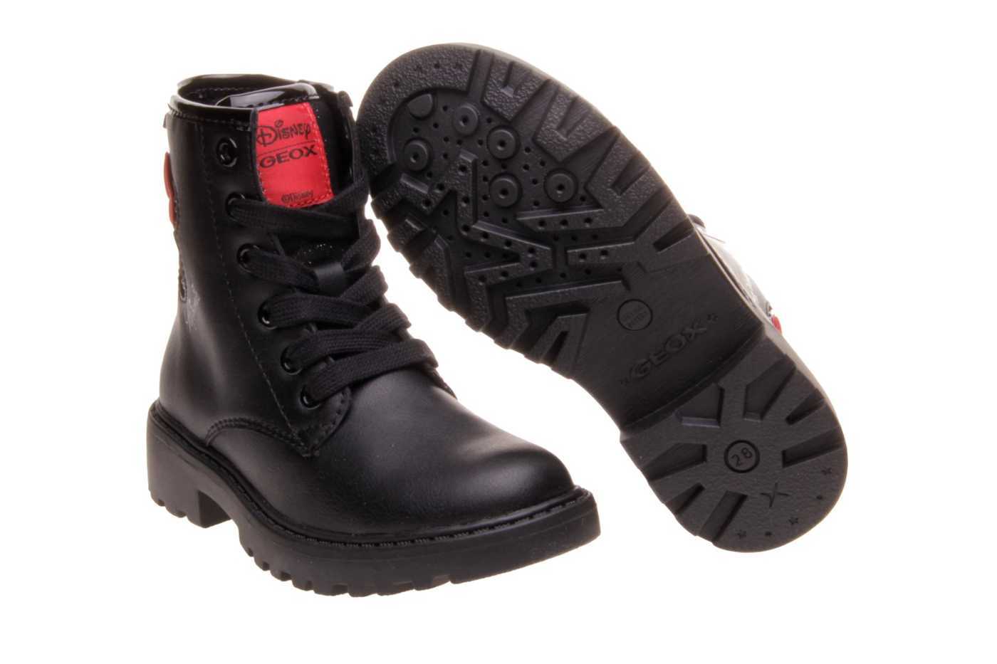 temblor tortura dejar Comprar zapato GEOX para JOVEN NIÑA estilo BOTINES-BOTA ALTA color NEGRO  PIEL