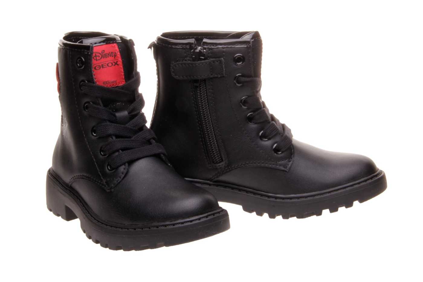 temblor tortura dejar Comprar zapato GEOX para JOVEN NIÑA estilo BOTINES-BOTA ALTA color NEGRO  PIEL