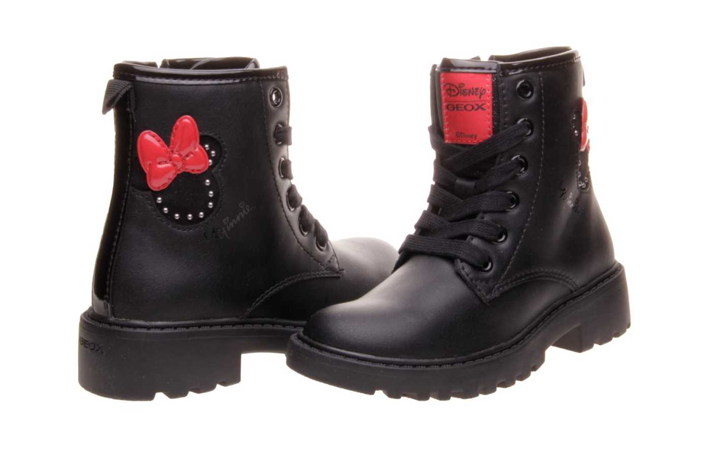 Comprar GEOX para JOVEN NIÑA estilo BOTINES-BOTA ALTA color NEGRO PIEL