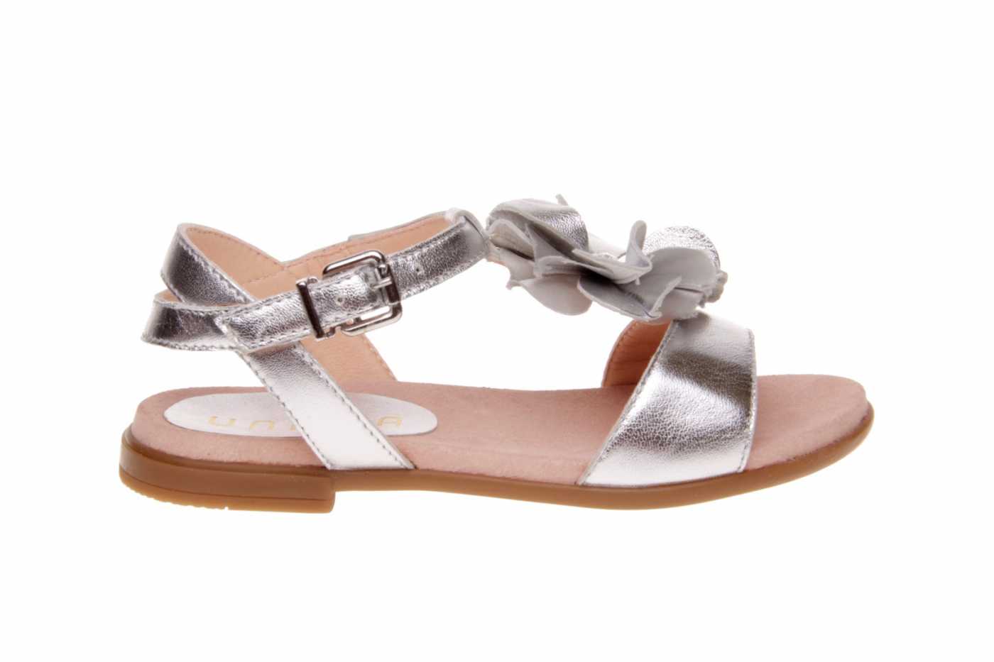 erótico Que agradable vestido Comprar zapato UNISA para JOVEN NIÑA estilo SANDALIA color PLATA METALIZADO