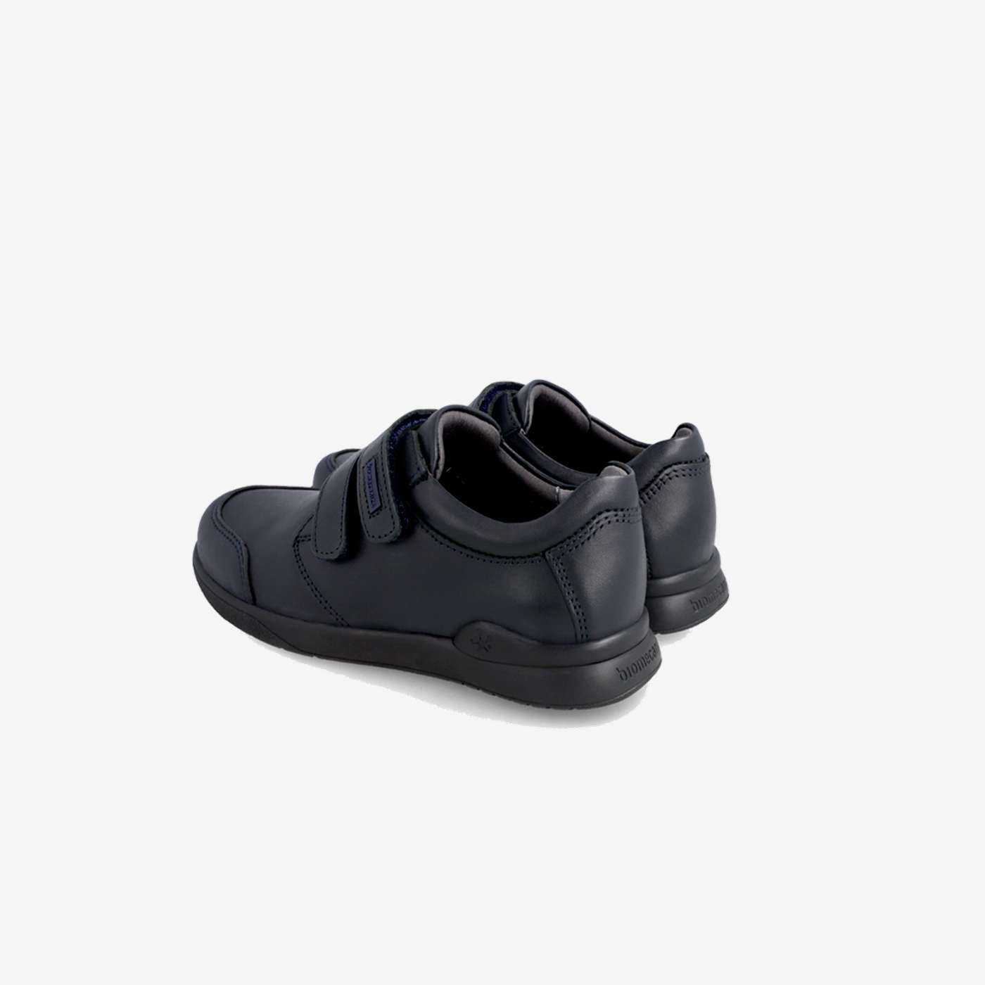 Zapato colegial niño Biomecanics azul marino con velcro