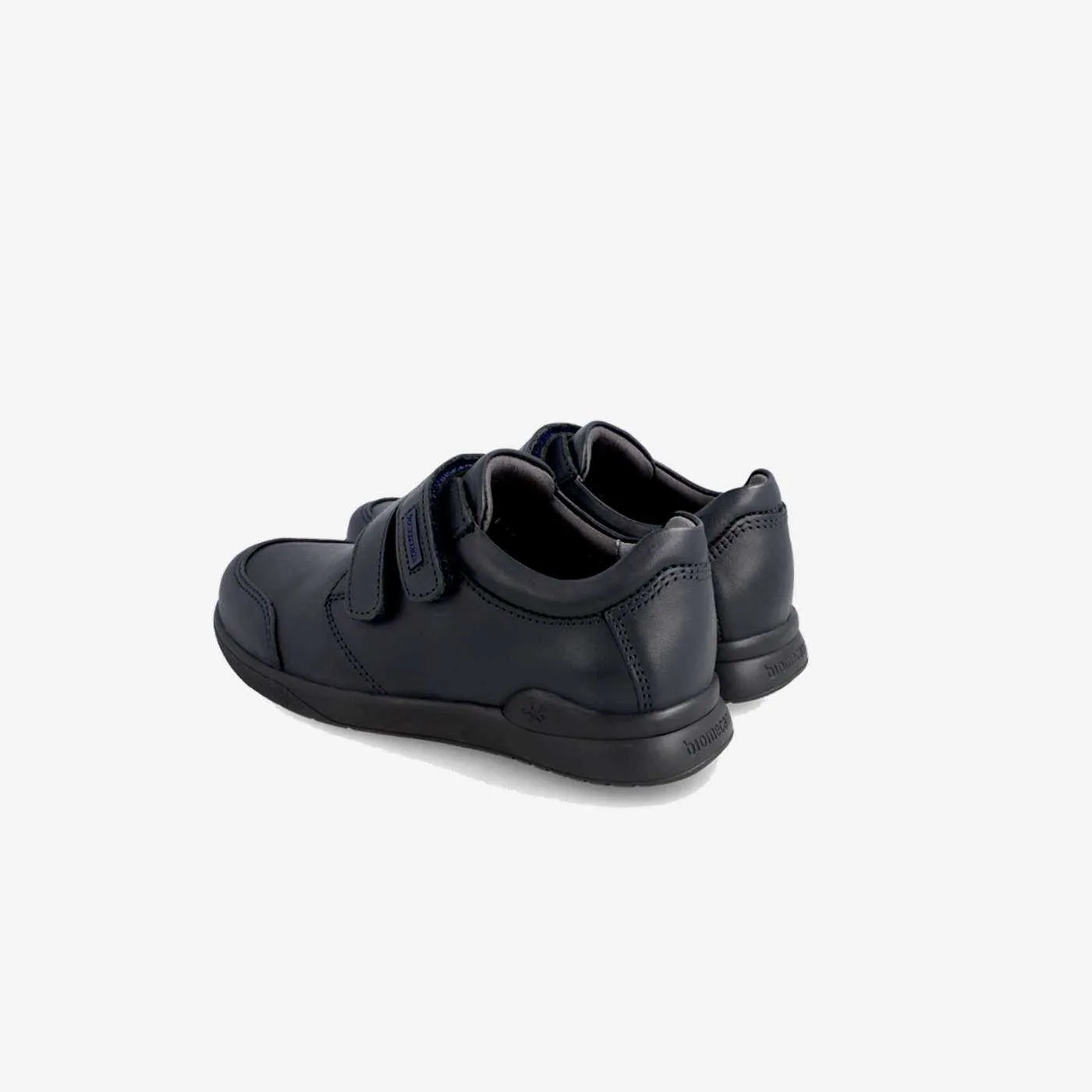 Zapato colegial niño Biomecanics azul marino con velcro