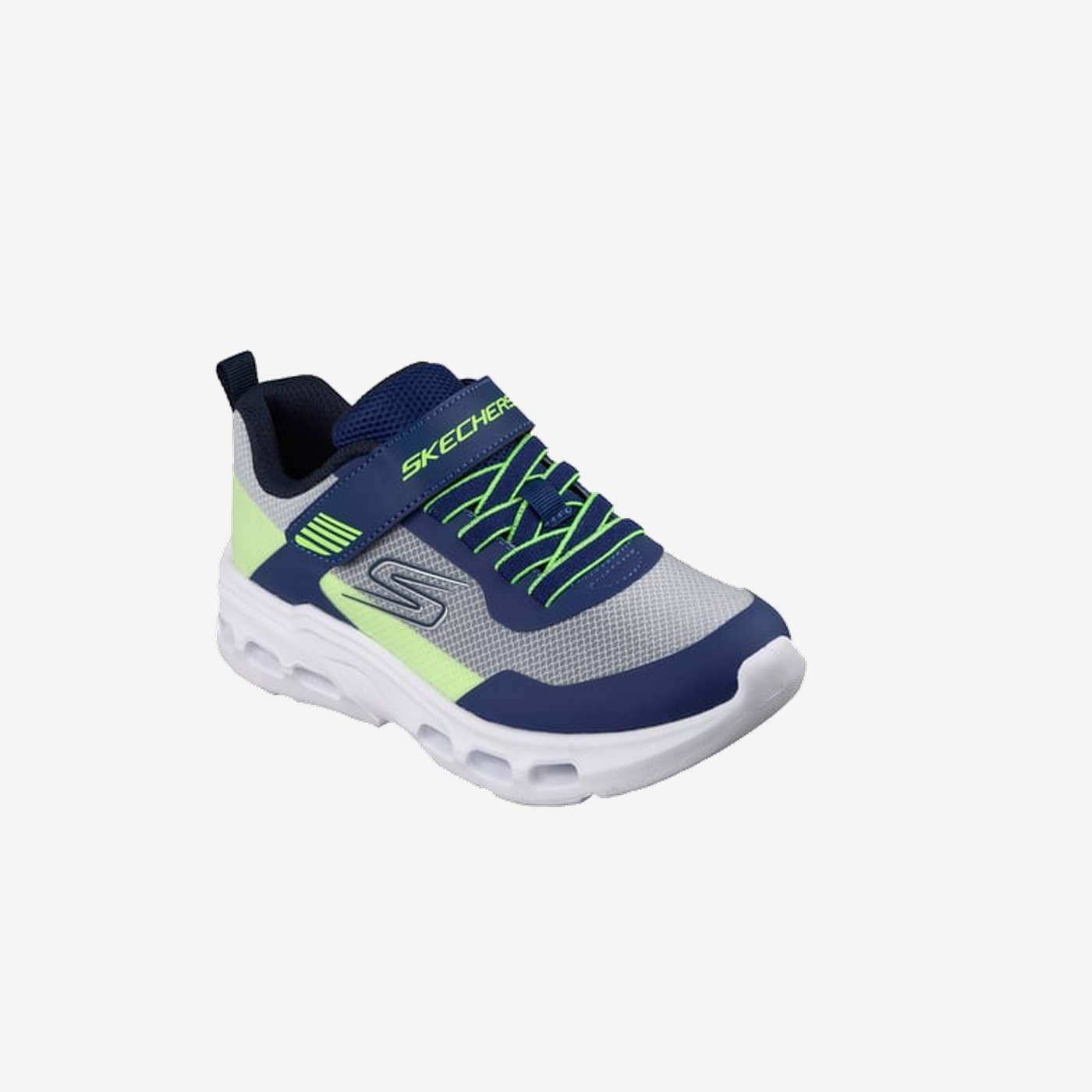 Zapatillas deportivas de Skechers azules nuevo sistema en la suela para niños