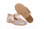 MERCEDITAS EN CHAROL CON VELCRO Y LAZO
