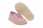 ZAPATILLAS INFANTILES DE LONA VERDE CON CORDONES Y SUELA DE YUTE