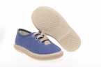 ZAPATILLAS INFANTILES DE LONA VERDE CON CORDONES Y SUELA DE YUTE