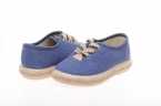 ZAPATILLAS INFANTILES DE LONA VERDE CON CORDONES Y SUELA DE YUTE