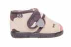 ZAPATILLA DE CASA NIÑA VICTORIA CON VELCRO