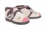 ZAPATILLA DE CASA NIÑA VICTORIA CON VELCRO