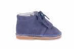 BOTA BEBÉ EN SERRAJE CON CORDONES