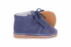BOTA BEBÉ EN SERRAJE CON CORDONES