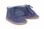 BOTA BEBÉ EN SERRAJE CON CORDONES