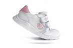 Deportiva colegial blanca y rosa para niña Pablosky 2039