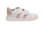 Deportivo Piruflex niña blanco y rosa con dos velcros | Suaves, ligeros y listos para su día a día