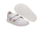 Deportivo Piruflex niña blanco y rosa con dos velcros | Suaves, ligeros y listos para su día a día