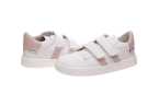 Deportivo Piruflex niña blanco y rosa con dos velcros | Suaves, ligeros y listos para su día a día