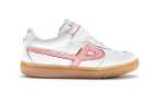 Zapato deportivo urbano Pablosky blanco/rosa. Tallas 25 30