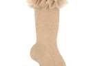 Calcetines Altos con Volante de Tul - Cóndor | Elegancia y Comodidad para Niñas