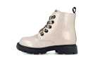 Botas Garvalín blanco metalizado niña | Glamour que aguanta el ritmo