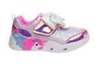DEPORTIVO NIÑA METALIZADO SKECHERS CON LUCES Y VELCRO