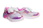 DEPORTIVO NIÑA METALIZADO SKECHERS CON LUCES Y VELCRO